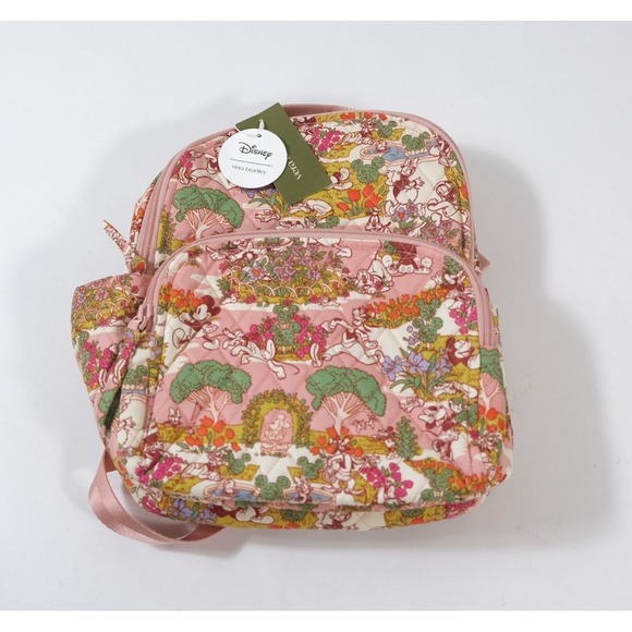 Vera Bradley Handbags - Vera Bradley Backpack Womens Small Pink Mickeys Promenade Banbury Quilted Disney